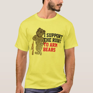 Camiseta Apoyar el derecho a llevar armas camisas graciosas