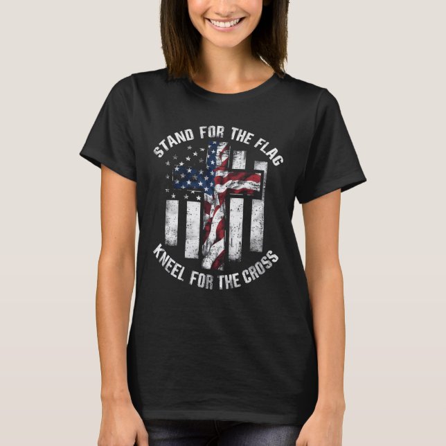 Camiseta Apoyar la bandera (Anverso)