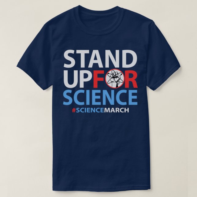 Camiseta Apoyar la ciencia, no el silencio (Diseño del anverso)