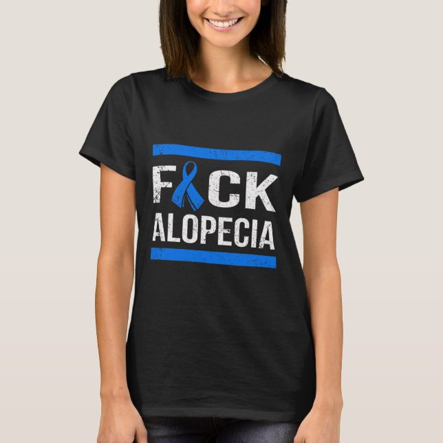 Camiseta Apoyar la conciencia de Alopecia (Anverso)