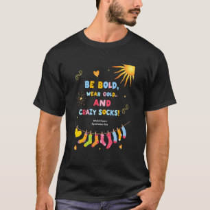 Camiseta Apoyar la Conciencia del Síndrome de Down con S
