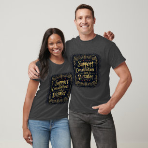 Camiseta Apoyar La Constitución No Un Dictador