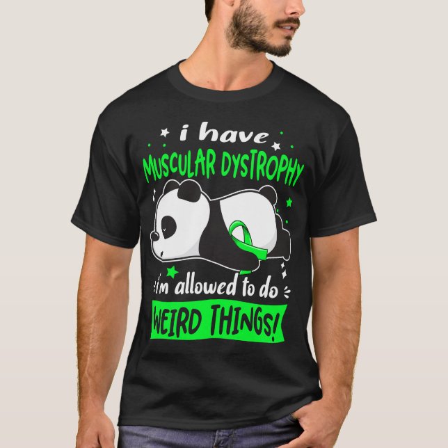 Camiseta Apoyar la Distrofia Muscular Regalos de sensibiliz (Anverso)