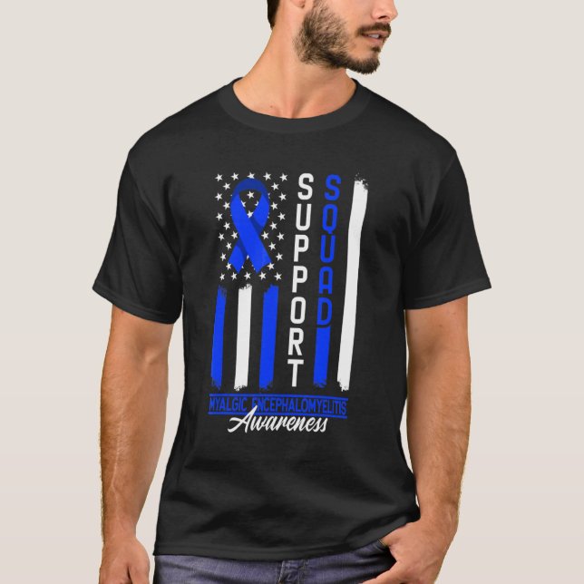 Camiseta Apoyar la Encefalomielitis Miálgica 8 (Anverso)