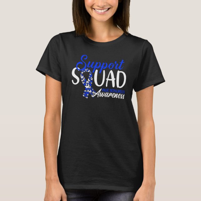 Camiseta Apoyar la Encefalomielitis Miálgica de Squad I Me  (Anverso)