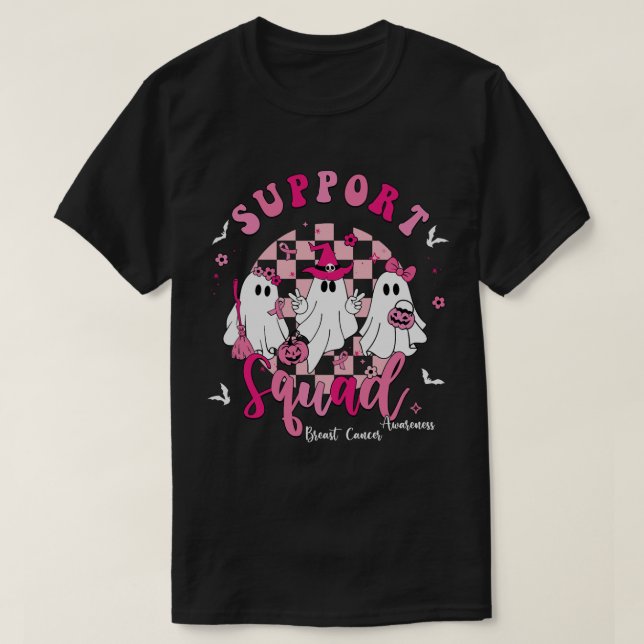 Camiseta Apoyar la insensibilidad del cáncer de mama en esc (Diseño del anverso)