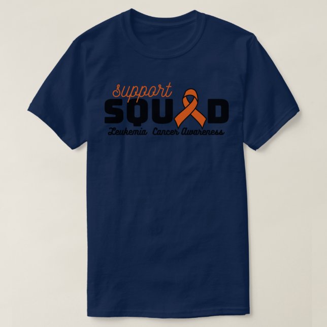 Camiseta Apoyar la leucemia cuádruple (Diseño del anverso)