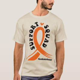 Camiseta Apoyar la lucha contra la leucemia por cáncer de s