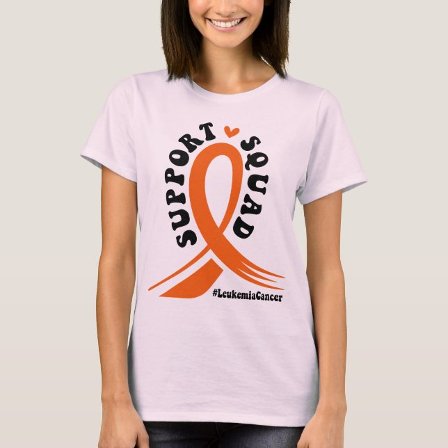Camiseta Apoyar la lucha contra la leucemia por cáncer de s (Anverso)