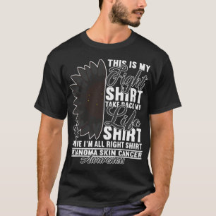 Camiseta Apoyar la lucha de escuadrones I Cáncer de piel Me
