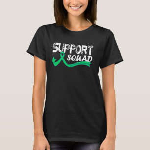Camiseta Apoyar la Neurofibromatosis cuádruple RibBon B