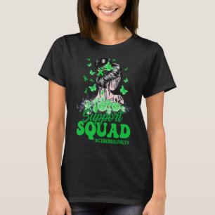 Camiseta Apoyar la parálisis cerebral A de la mariposa de b