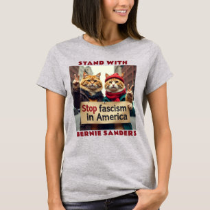 Camiseta Apoyar la política de Bernie Sanders