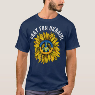 Camiseta Apoyar la posición de Ucrania con la caída del gir