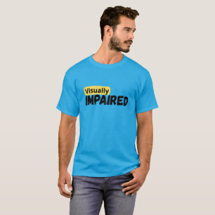 Camiseta apoyar la sensibilización con problemas visuales