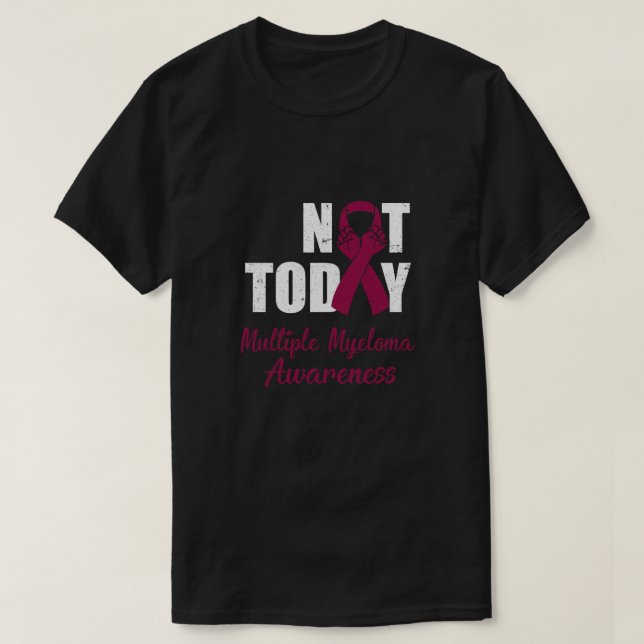 Camiseta Apoyar la toma de conciencia sobre el mieloma múlt (Diseño del anverso)