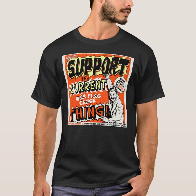 Camiseta Apoyar lo actual (Anverso)