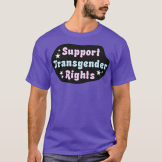 Camiseta Apoyar los derechos transgénero