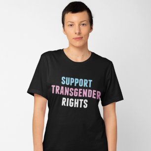 Camiseta Apoyar los derechos transgénero