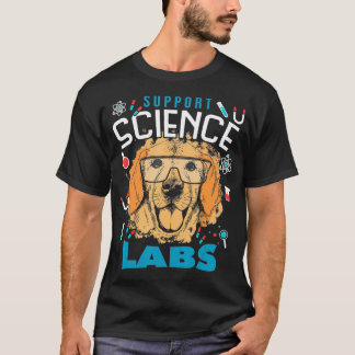 Camiseta Apoyar los laboratorios de ciencia Labrador perro 