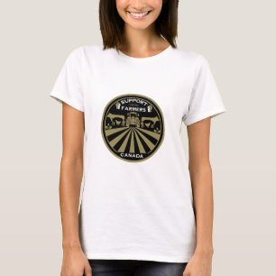 Camiseta Apoyar los productos agrícolas canadienses locales