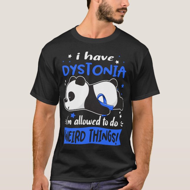 Camiseta Apoyar los regalos de conciencia sobre la distonía (Anverso)