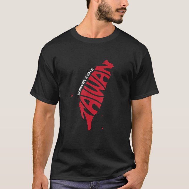 Camiseta Apoyar una geopolítica libre en Taiwán Política mu (Anverso)