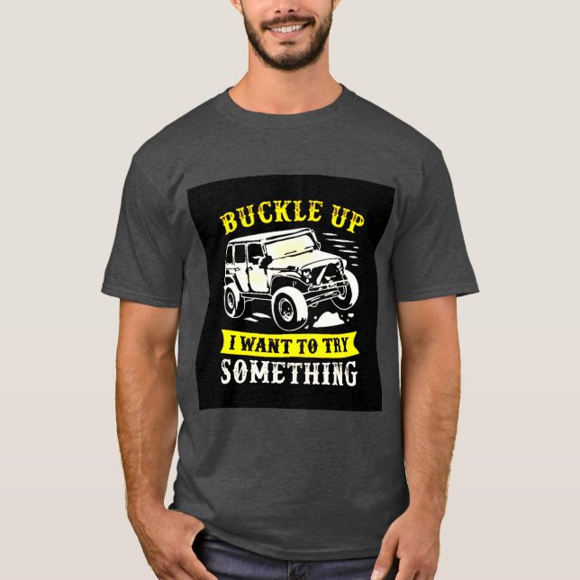 Camiseta Apóyate, quiero probar algo (Anverso)