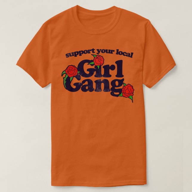 Camiseta Apoye a la banda de chicas local (Diseño del anverso)