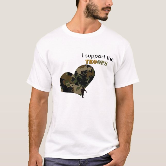 Camiseta apoye a las tropas (Anverso)