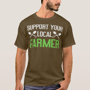 Camiseta Apoye a su agricultor local Lover Funny