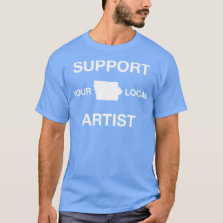 Camiseta Apoye a su artista local Iowa TShirt