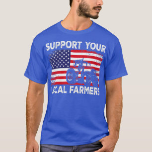 Camiseta Apoye a su granja local de agricultores Fa patriót