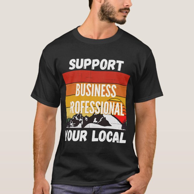 Camiseta Apoye a su profesional local (Anverso)