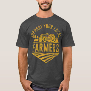 Camiseta Apoye a sus agricultores locales Premium