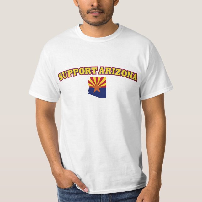 Camiseta Apoye el estado de Arizona (Anverso)