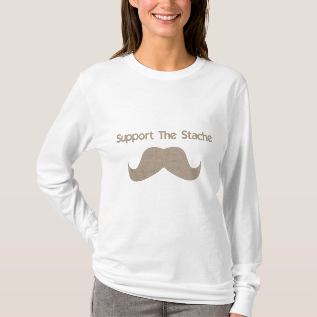 Camiseta Apoye el Stache (Anverso)