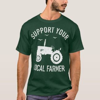 Camiseta Apoye la agricultura de Tractores de agricultores 