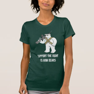 Camiseta Apoye la derecha de armar osos
