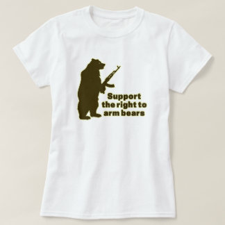 Camiseta Apoye la derecha de armar osos
