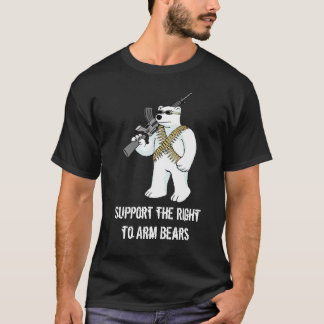 Camiseta Apoye la derecha de armar osos