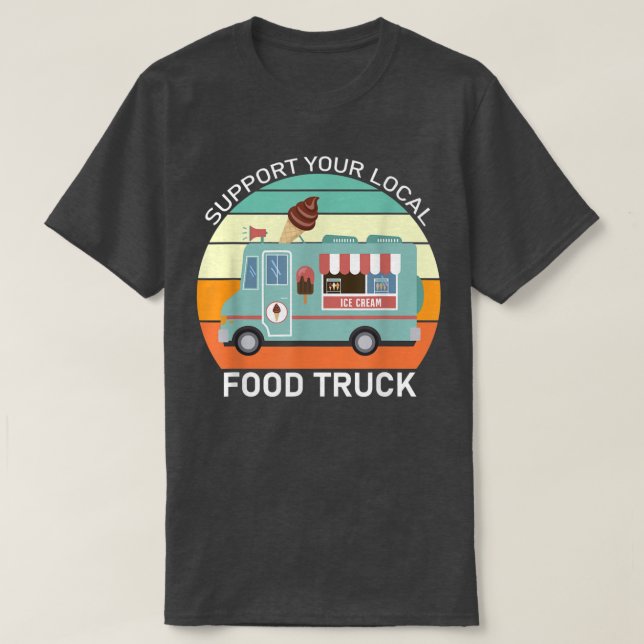 Camiseta Apoye la toma de conciencia de los camionetas de c (Diseño del anverso)