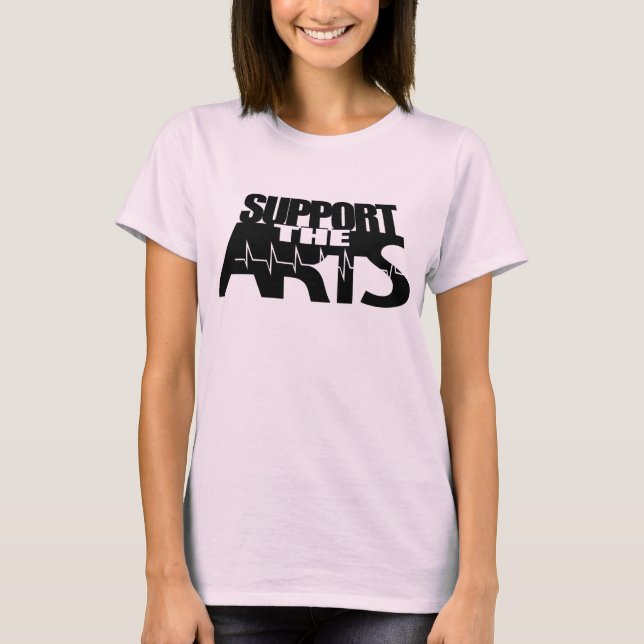 Camiseta Apoye los artes (Anverso)