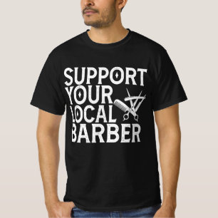 Camiseta Apoye su Barber local