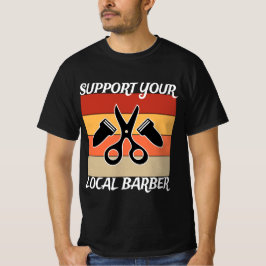 Camiseta Apoye su Barber local