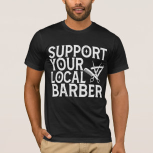 Camiseta Apoye su Barber local