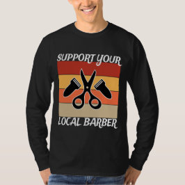 Camiseta Apoye su Barber local