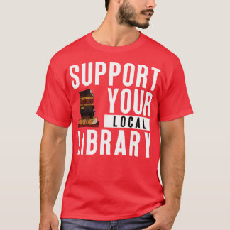 Camiseta Apoye su biblioteca 2