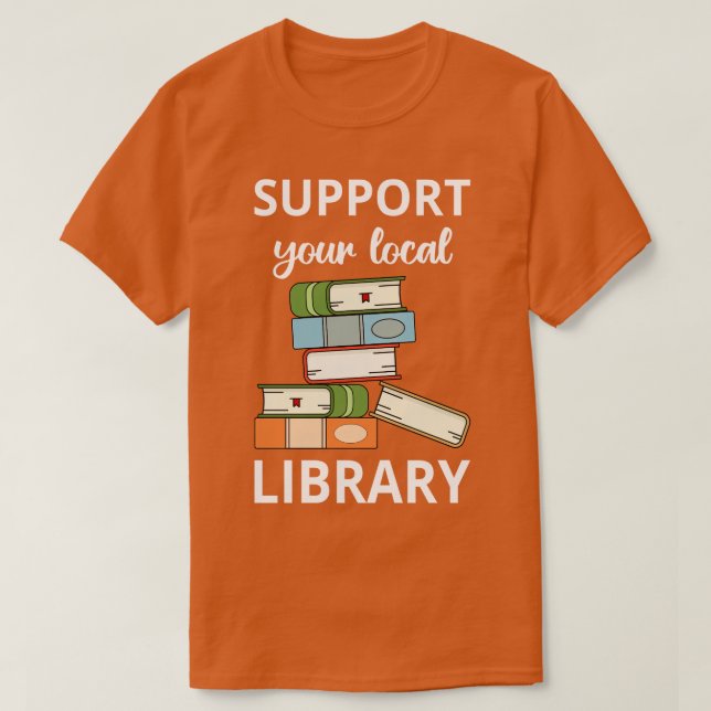 Camiseta Apoye su Biblioteca local III (Diseño del anverso)