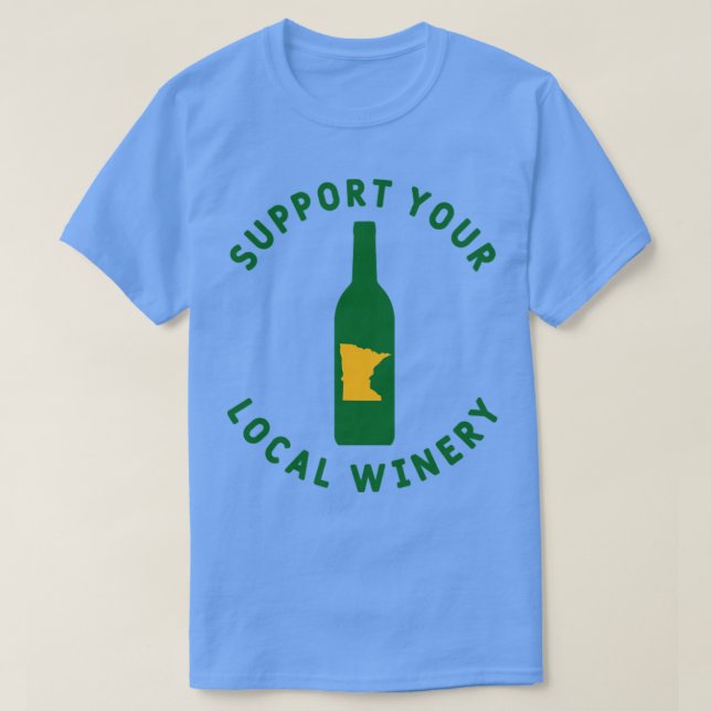 Camiseta Apoye su bodega local Minnesota (Diseño del anverso)